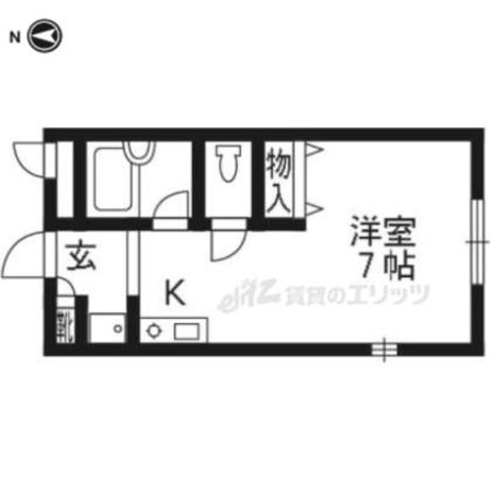 メゾン陽生Ⅱの物件間取画像